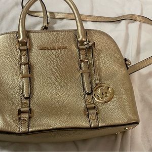 Michael Kors Metallic Gold Purse